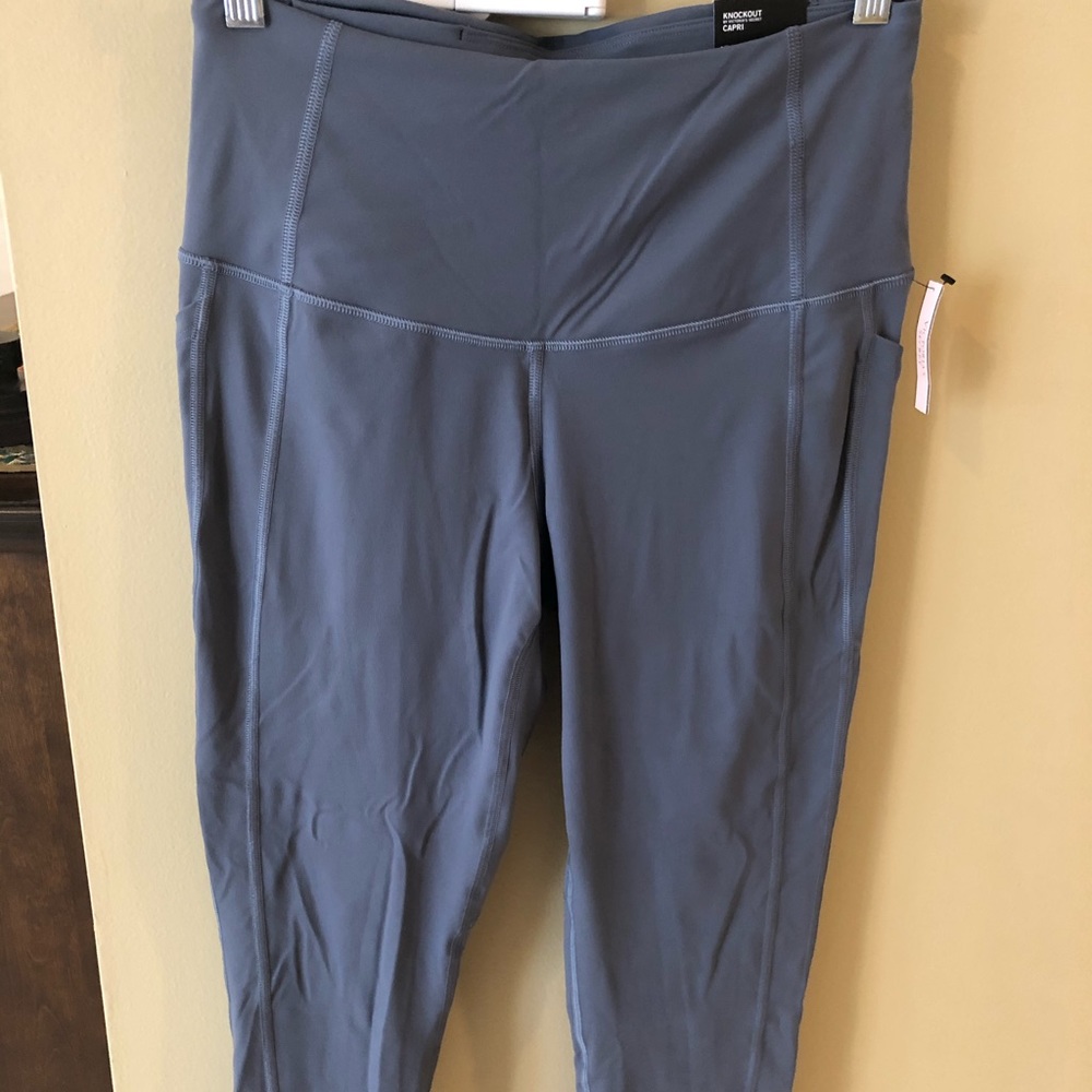 Victoria secret crop legging gray nwt